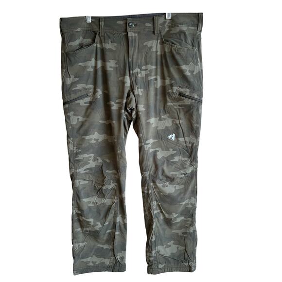 Eddie Bauer First Ascent Guide Pro Fleece Lined Camouflage Pants 40 - Picture 1 of 13